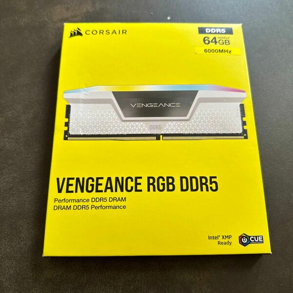 Corsair vengeance rgb ddr5 6000 32gb x2枚64gb cl30-36-36-76