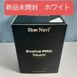 新品　shot navi evolve pro touch ホワイト　　ショットナビ　エボルブ　プロ　タッチ