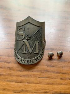 Bmx S&M SHIELD HEAD TUBE BADGE フレーム　バッジ