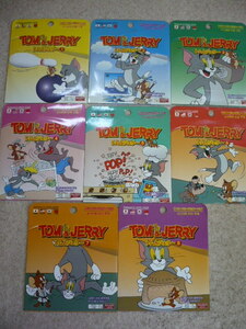 9012. unused great number used DVD TOM&JERRY( Tom . Jerry ) 8 sheets together 