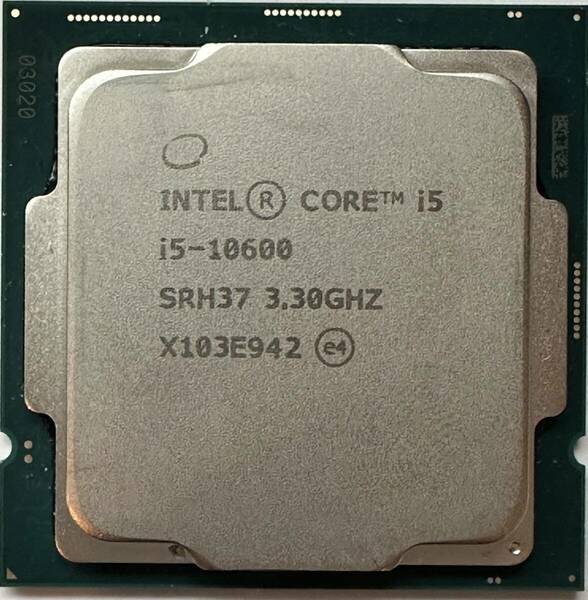 [送料込] Intel Core i5 10600 動作保証付 E