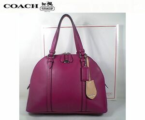 ★未使用に近い！★ＣＯＡＣＨ　コーチ★ウィロウ コーラドームサッチェル ハンド バッグ F253671 ■チャーム＆キークロシェット付■本物■