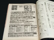 C32 週刊宝石 1992年 平成4年 7月2日 516号 中村綾 古雑誌 当時物 サラリーマン向け週刊誌 勝手にボーンヘッド ふたりの正太 森川友紀子_画像4