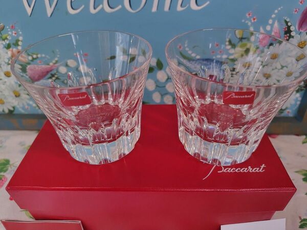 レア　バカラ　未使用 Baccarat 　廃盤品　日本限定品　ロックグラス　製造終了品　エトナ　美品　　2011　イヤータンブラ