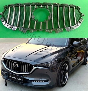 【Newメッシュincluded】CX-5 KF CX-8 KG フロントGrille 縦フィンGrille レーダーCruiseコントロールincludedvehicle専用　バーチカル 