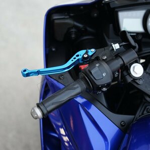 BigOne STD YZF-R1 RN22 RN23N RN24J YZFR1 ビレット ブレーキ クラッチ レバー 青/黒 ブルー ブラックの画像10