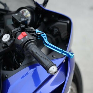 BigOne STD YZF-R1 RN22 RN23N RN24J YZFR1 ビレット ブレーキ クラッチ レバー 青/黒 ブルー ブラックの画像8