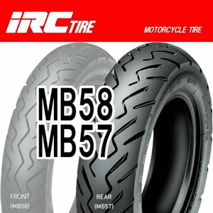 IRC MB57 ニュースギア ギア 110/90-10 51J TL 110-90-10 リア リヤ タイヤ 後輪
