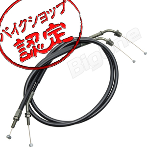 BigOne Cafe ステンレス 10cm ショート スロットル ケーブル アクセル ワイヤーSR400 SR500 RH01J カフェレーサー セパハン 用 純正同等