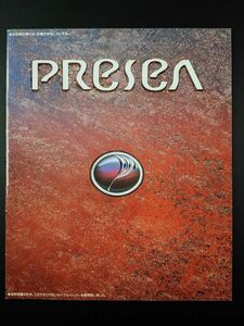 【日産/NISSAN・PRESEA / プレセア（1990年6月）】カタログ/パンフレット/旧車カタログ/絶版車/