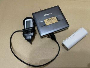 ジャンク aiwa アイワ ポータブルMDプレーヤー AM-HX30