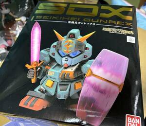  breaking the seal goods SDX. machine . gun Rex SD Gundam out . pre van premium Bandai 