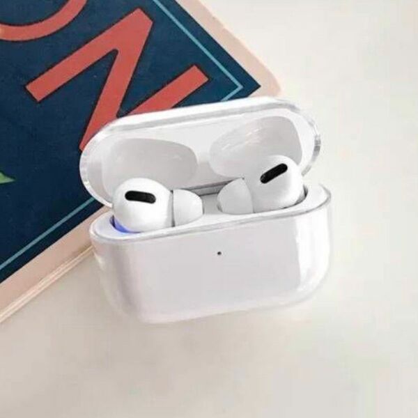 AirPods Pro 第2世代 ケース クリアタイプ カラビナ ダストカバー