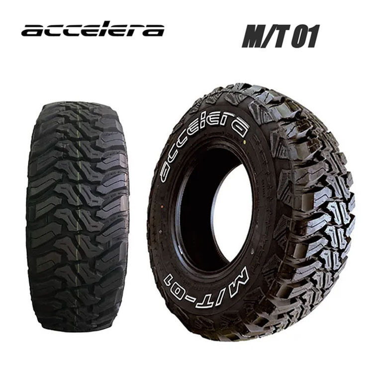 送料無料 アクセレラ ホワイトレター 【1本単品 新品】 accelera M/T01 M/T01（OWL） 185/85R16 LT105/103 L