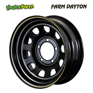 送料無料 モーターファーム FRAM DAYTONA 6J-16 -18 5H-139.7 (16インチ) 5H139.7 6J-18【1本単品 新品】