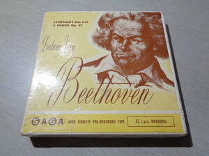 ERICH RIEDE,THE HAMBURG PRO MUSICA/BEETHOVEN:SYMPHONY NO.5 IN C MINOR, OP.67(UK/SAGA:STG 7011 5” REEL-TO-REEL TAPE