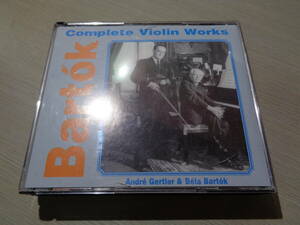 アンドレ・ジェルトレル＆ベラ・バルトーク,ANDRE GERTLER & BELA BARTOK/BARTOK COMPLETE VIOLIN WORKS(BALTIC:BA 0001 4CDs