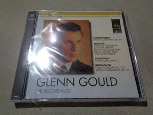未開封/グレン・グールド,GLENN GOULD LIVE RECORDINGS(1958/1960)/SCHOENBERG,STRAUSS,PROKOFIEV,BEETHOVEN(URANIA:URN 22414 NEW CD