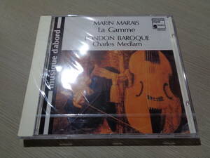 未開封/メドラム,CHARLES MEDLAM,LONDON BAROQUE/MARIN MARAIS:LA GAMME,SONATE A LA MARESIENNE(W.GERMANY/hm:HMA 1901105 NEW CD