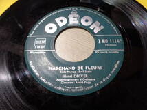 アンリ・デッカー,HENRI DECKER,ANDRE POPP/MARCHAND DE FLEURS,LES CHERCHEURS D'OR(FRANCE/ODEON:7 MO 1114 45RPM 7 EP_画像2