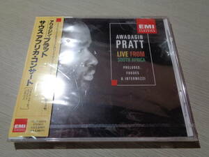 未開封/アワダジン・プラット/サウス・アフリカ・コンサート(1999 JAPAN/EMI:TOCE-55075 PROMO STILL-SEALED CD/AWADAGIN PRATT LIVE