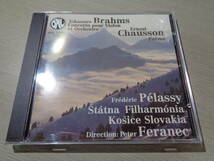 フレデリク・ペラシー,FREDERIC PELASSY,ペテル・フェラネツ,PETER FERANEC/BRAHMS:CONCERTO,CHAUSSON:POEME(BNL:BNL 112891 CD_画像1