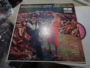 ジェリー・フィールディング,JERRY FIELDING/HOLLYWOODWIND JAZZTET(USA/DECCA:DL 8669 PINK DG LABEL PROMO NM LP/T1 1,T1 1 STAMPER