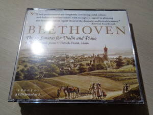 クロード＆パメラ・フランク,CLAUDE FRANK,PAMELA FRANK/BEETHOVEN:THE 10 SONATAS FOR VIOLIN AND PIANO(MUSIC & ARTS:CD-1143 4CDs