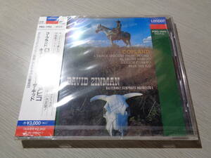 未開封/ジンマン指揮ボルチモア響,DAVID ZINMAN,BALTIMORE SYMPHONY/COPLAND:RODEO etc.(LONDON:POCL-1443 PROMO STILL-SEALED CD