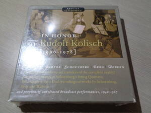 未開封/ルドルフ・コーリッシュ,IN HONOR OF RUDOLF KOLISCH 1896-1978(MUSIC & ARTS:CD-1056 STILL-SEALED 6CDs BOX SET