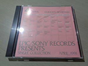 EPIC/SONY RECORDS PRESENTS SINGLE COLLECTION(APRIL, 1991)/THE CLASH,SHOULD I STAY OR SHOULD I GO etc.(QY・8P-90068 PROMO ONLY CD
