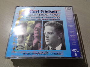 カール・ニールセン,CARL NIELSEN:SONGS,CHORAL WORKS/アクセル・シェッツ,AKSEL SCHIOTZ,EINAR NORBY &...(DANACORD:DACOCD 357-359 3CD