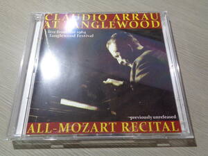 クラウディオ・アラウ,CLAUDIO ARRAU AT TANGLEWOOD ALL-MOZART RECITAL(MUSIC & ARTS*CD-1274 2CD/MADE IN GERMANY BY EDC DISC