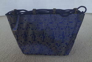  ручная сумка мешочек фиолетовый серия .. рисунок текстильный 