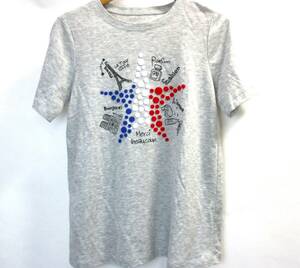 レリアン Tシャツ レディース グレー　サイズ9　M　日本製　美品