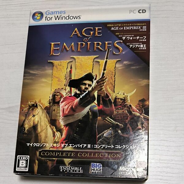 マイクロソフト　AGE of EMPIRES Ⅲ コンプリートコレクション Games for Windows