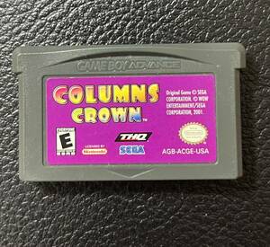 海外版　コラムス　クラウン　ゲームボーイアドバンス★ COLUMNS CROWN