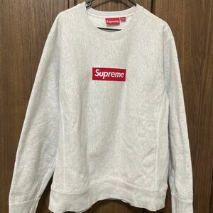 supreme box logo crewneck sweat M スウェット