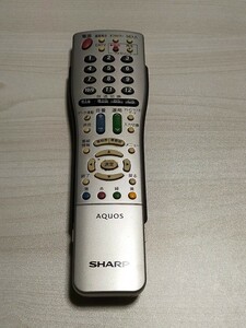 【ジャンク品】　シャープ SHARP リモコン / テレビ テレビリモコン アクオス TVリモコン AQUOS