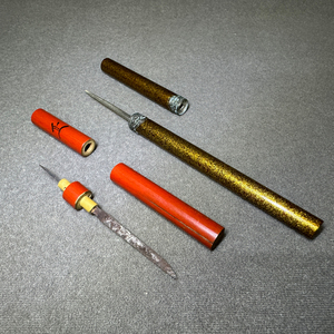 *. tool needle small sword cosmetics tool sewing tool .. for tube Edo era *