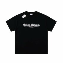 マルタンマルジェラ　Maison Margiela　MM6　メンズ　Tシャツ　文字ロゴ　半袖　丸首　-L_画像2