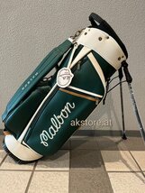 malbon golf マルボンゴルフ　キャディバッグ　ゴルフバッグ　グリーン_画像3