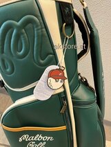 malbon golf マルボンゴルフ　キャディバッグ　ゴルフバッグ　グリーン_画像6