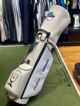 新型マルボンゴルフ　malbon golf キャディバッグス　スタンドキャディバッグ　ホワイト_画像4