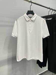 ブルネロクチネリ　BRUNELLO CUCINELLI メンズ　ポロシャツ　半袖　Tシャツ　無地　ビジネス　S-XXL　サイズ選択可能 xx5469