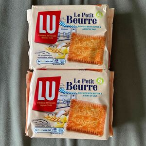 日本未発売　フランス　お菓子　LU ビスケット Le Petit Beurre 二袋セット