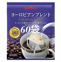 【BROOＫ’S】ブルックス コーヒー ◆ドリップバッグ ◆ヨーロピアンブレンド 　６０袋◆銘柄変更可_画像1