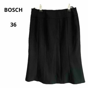 美品 BOSCH ボッシュ スカート 日本製 ブラック 36