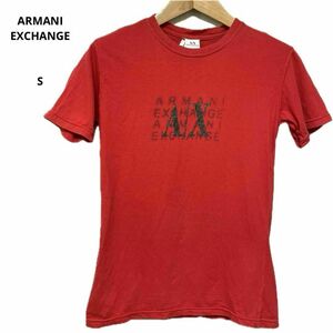 ARMANI EXCHANGE アルマーニエクスチェンジ Tシャツ レッド S