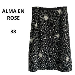 ALMA EN ROSE アルマアンローズ ハナエモリ スカート 38 おしゃれ